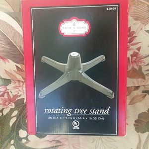 Rotating Christmas tree stand